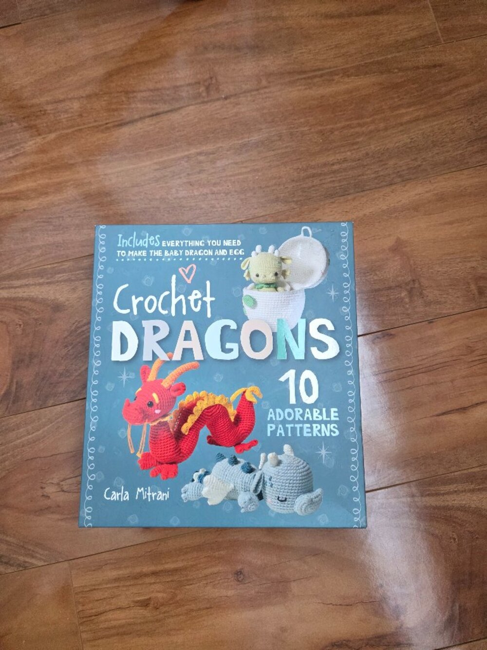 Crochet Dragon kit - yarn and needles included